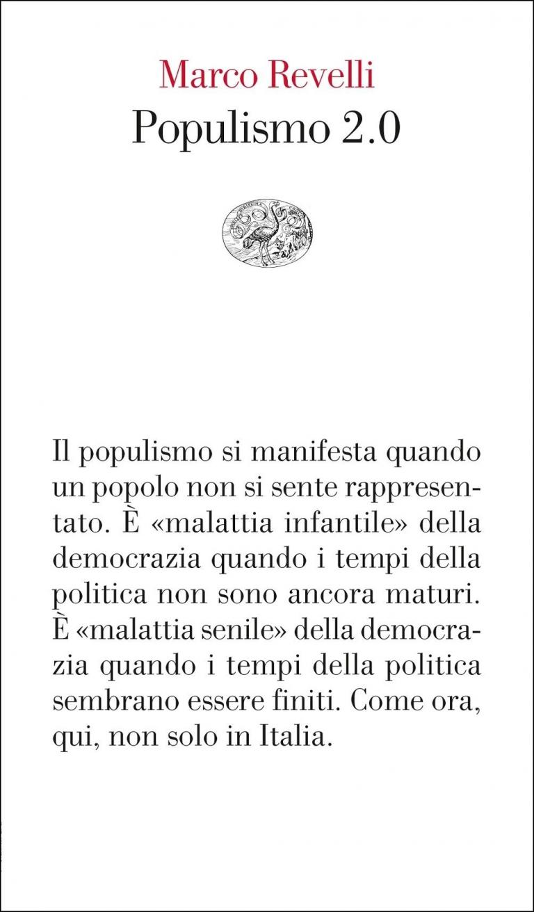 Marco Revelli: Populismo 2.0 Marco Revelli: Populismo 2.0